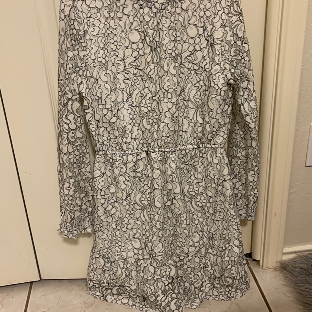 Girls lace long sleeve dress 10/12